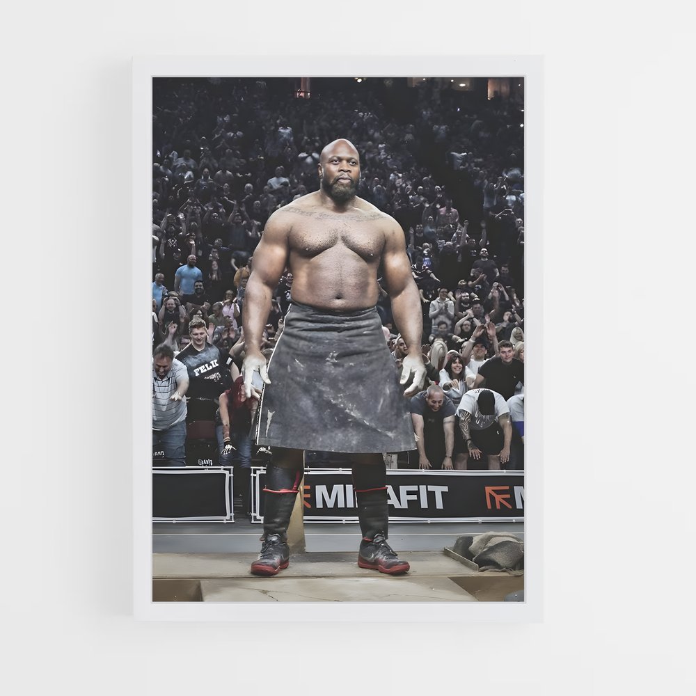 Poster Le Champion de Force – affiche Compétitions de gymnastique (vue 3)